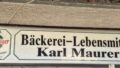 ehemaliges Gewerbeschild