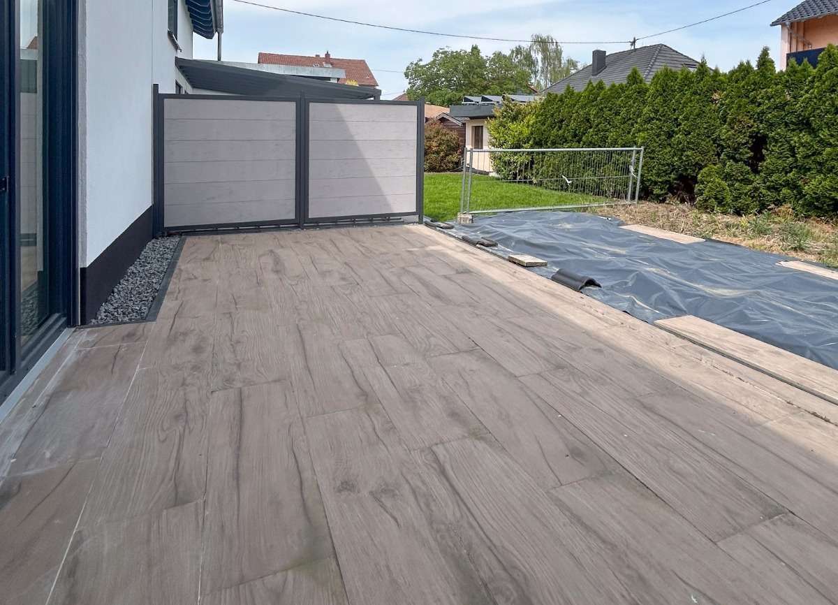 Terrasse mit Ausblick über...