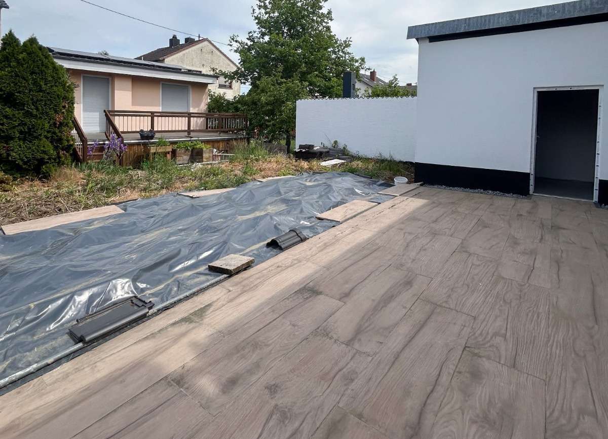 Terrassenansicht zum Garten...
