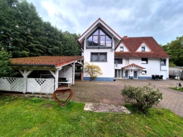 Gepflegte, großzügige 2-Etagen-Wohnung mit Kamin & Carport zu vermieten – wohnen wie im eigenen Haus, 67724 Gonbach, Maisonettewohnung